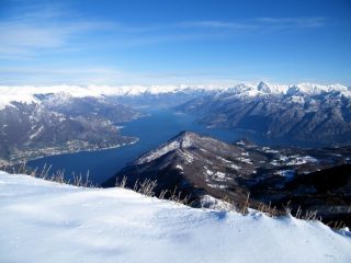 Panorama sul lago di Como