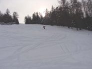 sulle piste vicino ormai al parcheggio