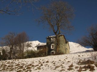 bella baita con veduta sulle quinseine alla luvatera