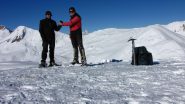 Davide e Stelvio in vetta al Gorfi 