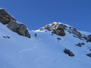 Discesa diretta dal pendio EST