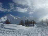 Sullo sfondo il Terrarossa