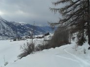 il rientro col cambio del tempo,comunque una vista da cartolina