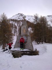Il cippo della vetta