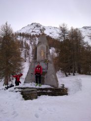 Il cippo della vetta