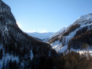 la vetta vista dalla strada