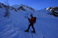 Stelvio nella parte superiore del vallone di salita (11-12-2010)