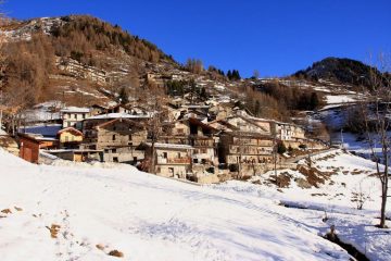 Chiappi, il punto di partenza per la salita al Viridio (11-12-2010)