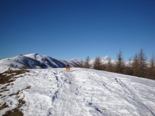 Verso la cima