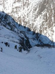 quasi al colletto della cresta