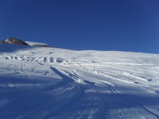 il traverso su dorsale ripida