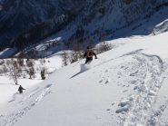 neve riportata dal vento