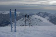 Panorama dalla cima verso sud con il Bocchetto Sessera