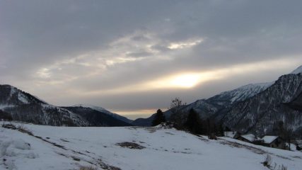 Luci invernali alla partenza....