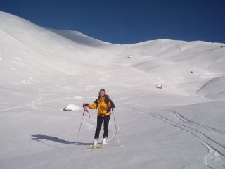 la discesa dalla Sellaccia