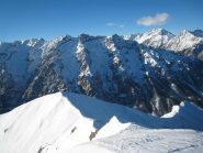 Cresta di discesa verso il pianard