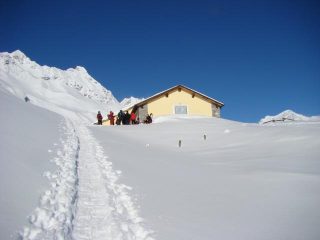 al rifugio Letey