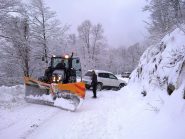 notevoli problemi di viabilità di discesa