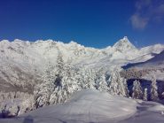 la Gran Becca dai pressi del colle