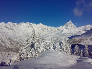 la Gran Becca dai pressi del colle