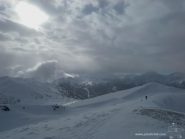 Bep verso il Genevris con a sx il Moucrons