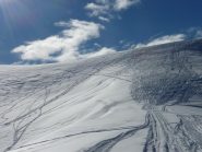 Al centro arato, a dx scendendo  spazi vergini