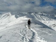 a pochi metri dalla cima