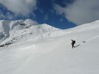 in discesa