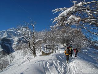 Bivio per il vallone di Sausa (a destra)