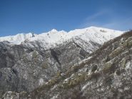 Dalla cima, panorama verso il M. Colombo