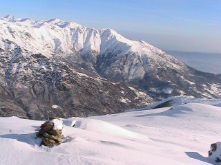 Dall'ometto vista su Traversella