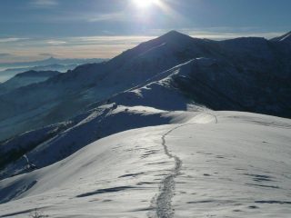 Giu verso il rifugio
