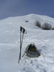Discesa dal versante paravalanghe
