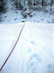 Angelo arriva in sosta