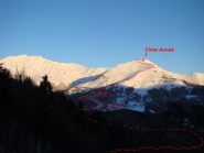 percorso per la Asnas (la cima non si vede)