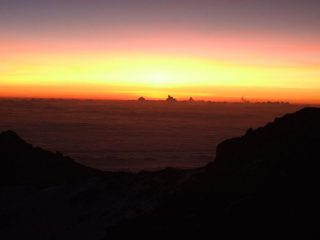 alba sul Kibo