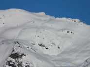 valanga sulla roisetta