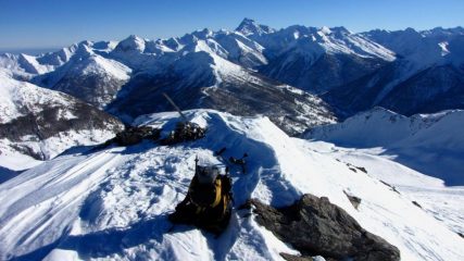 la vetta del Pic de Clausis (1-1-2011)