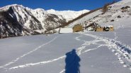 i ruderi del piccolo paesino di Le Villard (1-1-2011)