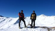 Stelvio e Davide sull'anticima (1-1-2011)