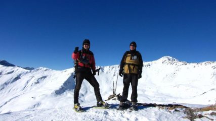 Stelvio e Davide sull'anticima (1-1-2011)