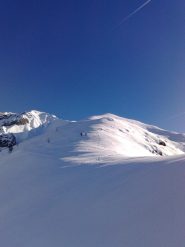 l'arrivo sulla dorsale