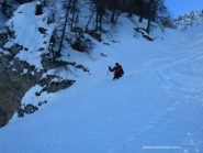 mark in neve profonda