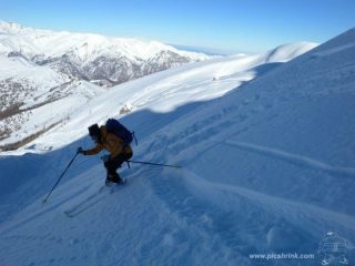 eccomi in neve bellissima