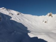 dalla forcella il versante est del Boscasso 