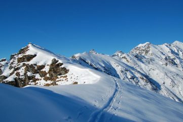 ultimo tratto dalla vetta del ciarm