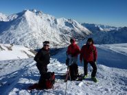 Assunta, Roberto e Luigina in vetta