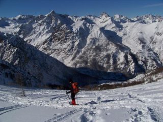 in discesa