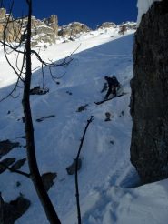strettoia accesso parte bassa