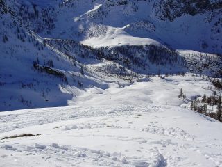 dolci pendii di discesa